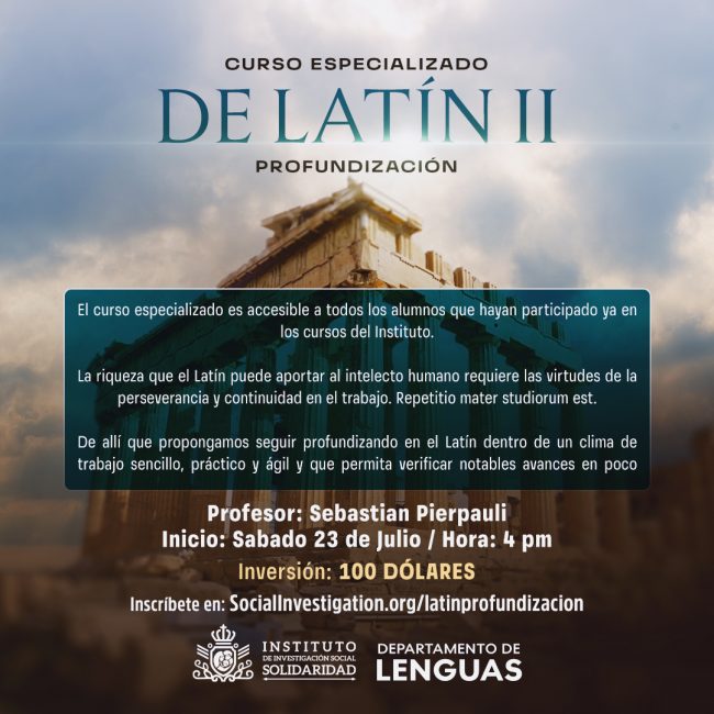 01. Curso Especializado de Latín II Profundización – quadrado